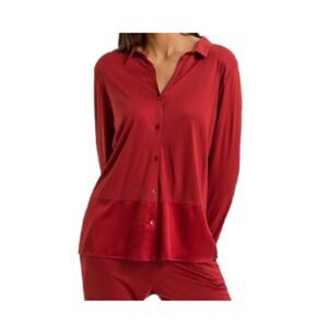 Hanro Grand Central Boyfriend Sleepshirt Large NWT